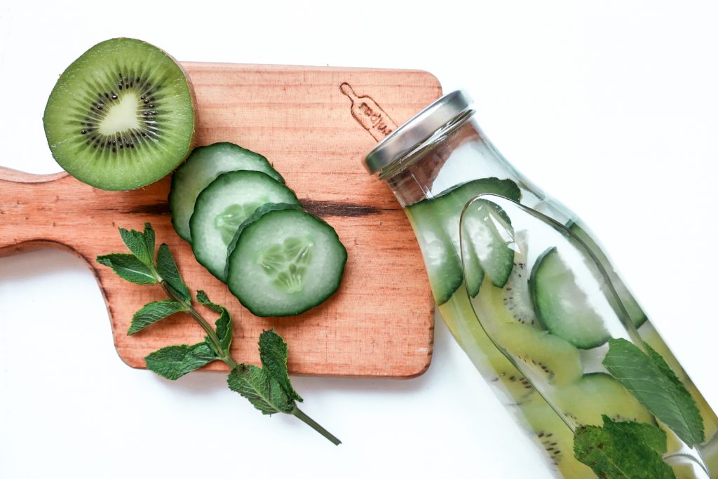 recette eau aromatisée green healthy